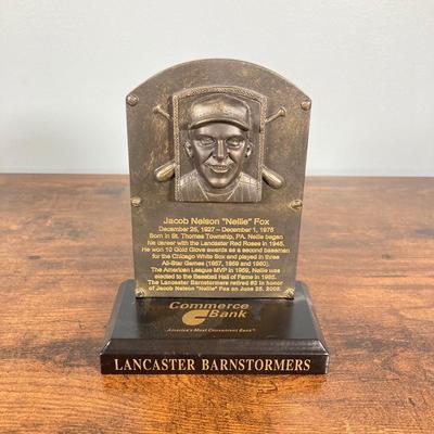 LOT 139: Framed and Numbered Joe "Shoeless Joe" Jackson Memorabilia Wall Art, Lancaster Barnstormers Memorabilia, Mug and More