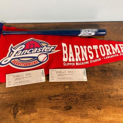 LOT 139: Framed and Numbered Joe "Shoeless Joe" Jackson Memorabilia Wall Art, Lancaster Barnstormers Memorabilia, Mug and More