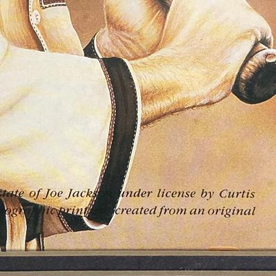 LOT 139: Framed and Numbered Joe "Shoeless Joe" Jackson Memorabilia Wall Art, Lancaster Barnstormers Memorabilia, Mug and More