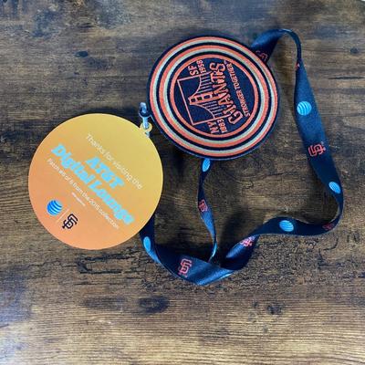 LOT 140: Framed Jackie Robinson Memorabilia Wall Art / Stamps, SF Giants Lanyard / Pass, San Jose Giants Ben Taylor Bobblehead, The...