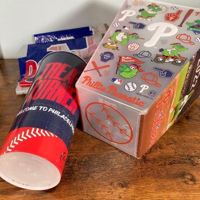 LOT 141: Sports Memorabilia - Flyers Stanley Cup Playoffs Ticket Stubs, Goal Magazines, Baseball Cards (Phillies and Stars of MLB), New...