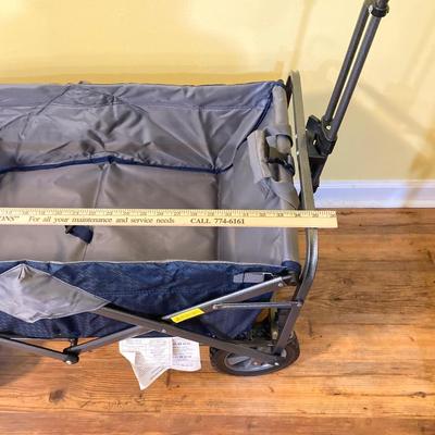 LOT 144: Rolling Fold-Up Utility Wagon / Cart with Handle