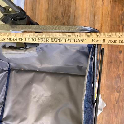 LOT 144: Rolling Fold-Up Utility Wagon / Cart with Handle