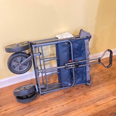 LOT 144: Rolling Fold-Up Utility Wagon / Cart with Handle
