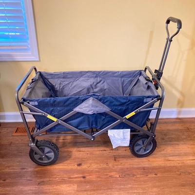 LOT 144: Rolling Fold-Up Utility Wagon / Cart with Handle