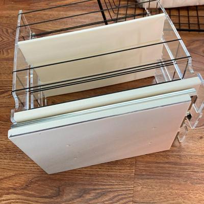 LOT 146: Storage Solutions / Organizational Lot - Vertical Spice Rack, Pull-Out Organizers, Racks, Table Covers and More