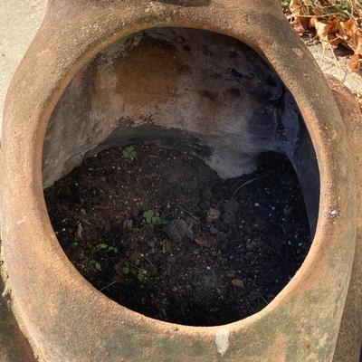 LOT 149: Terracotta Frog Planter