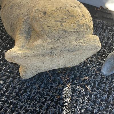 LOT 152: Pair of Bunny Rabbit Lawn Ornaments / Statues