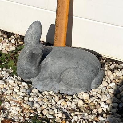 LOT 152: Pair of Bunny Rabbit Lawn Ornaments / Statues