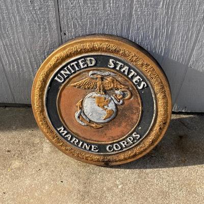 LOT 153: United States Marine Corps Garden Stone