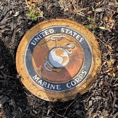 LOT 153: United States Marine Corps Garden Stone
