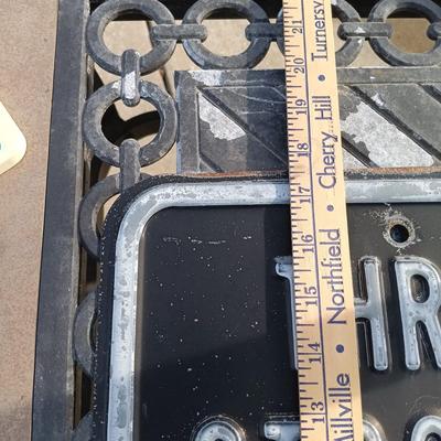 LOT 161: Vintage Metal Signs