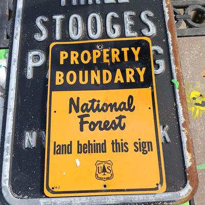 LOT 161: Vintage Metal Signs