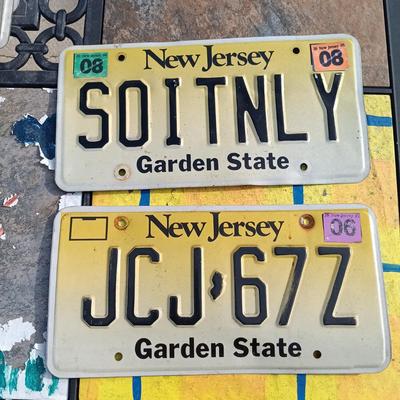 LOT 162: Vintage License Plate Collection