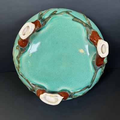 LOT 163: Vintage Ceramic Frog Planter