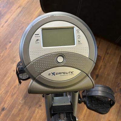 LOT 167: Exerpeutic Folding Fitness Exercise Bike