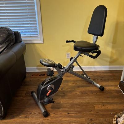 LOT 167: Exerpeutic Folding Fitness Exercise Bike