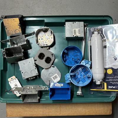 LOT 171: Electrical Lot: Outlets, Cover Plates, Boxes & More