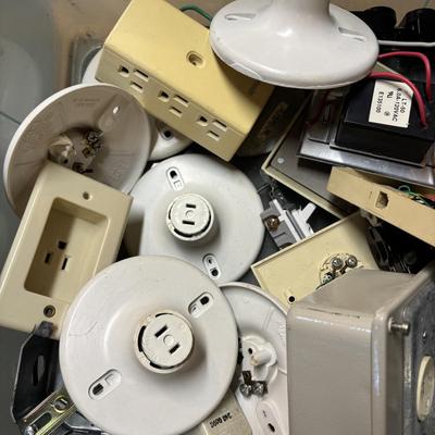 LOT 171: Electrical Lot: Outlets, Cover Plates, Boxes & More