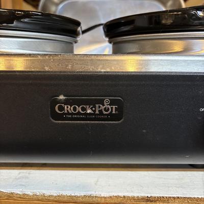 LOT 172: Basement Finds Kitchen Appliances: Crock Pot, All-Clad Roasting Pan, T-Fal Oti Grill, Cuisinart Coffee Pot, Excalibur Food...