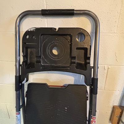 LOT 173: Werner 3-Step Folding Ladder w/Project Tray & More