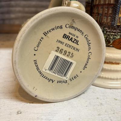 LOT 176: Vintage Steins, Local Growlers & More