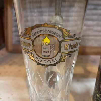 LOT 176: Vintage Steins, Local Growlers & More