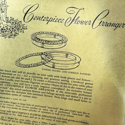 Plated Silver fernery Centerpiece Bowl with Pierced Lid Floral arranging