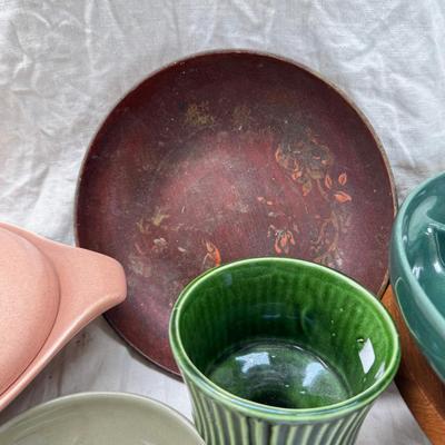 MCM Ceramics Russel Wright Mushroom casserole dish