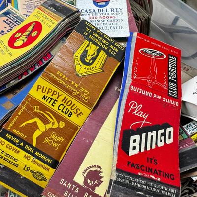 Matchcovers intact books Binder