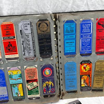 Matchcovers intact books Binder