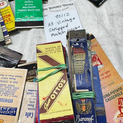 Matchcovers intact books Binder