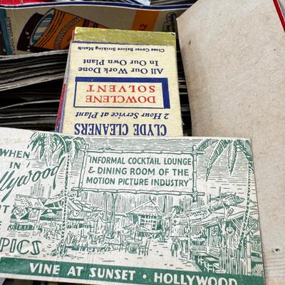 Matchcovers intact books Binder