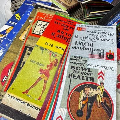 Matchcovers intact books Binder