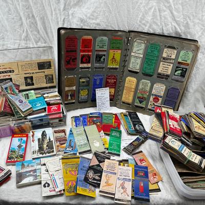 Matchcovers intact books Binder