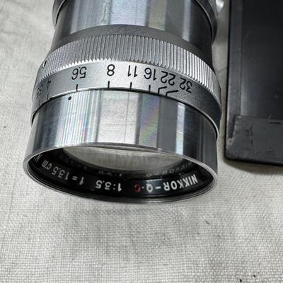 Vintage film cameras, cases light meters, flash lense