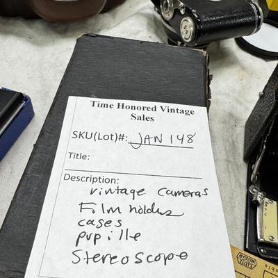 Stereoscope , vintage cameras, Graflex