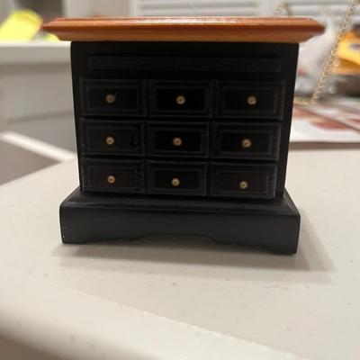 Mini doll dresser