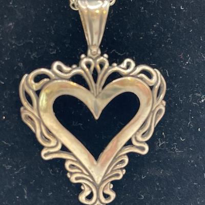 Vintage Jezlane sterling heart