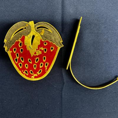 Vintage Brass Pot rest and wall hook