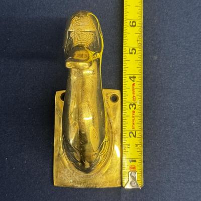 Brass Duck Coat Hook