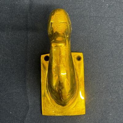 Brass Duck Coat Hook