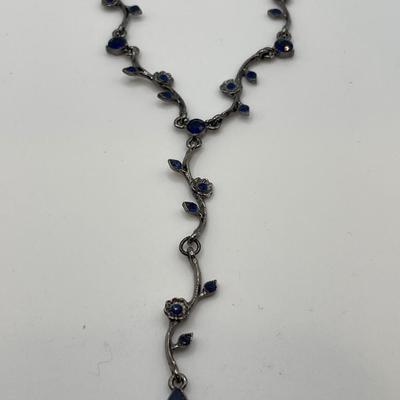 Cool blue necklaces