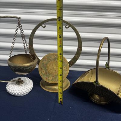 Vintage Brass Home Decor Lot