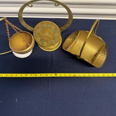 Vintage Brass Home Decor Lot