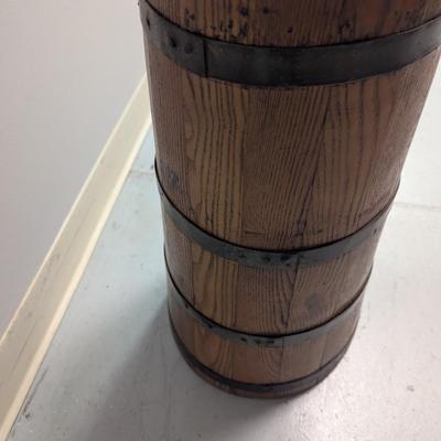 Vintage Wooden Butter Churn w/ Dasher & Lid