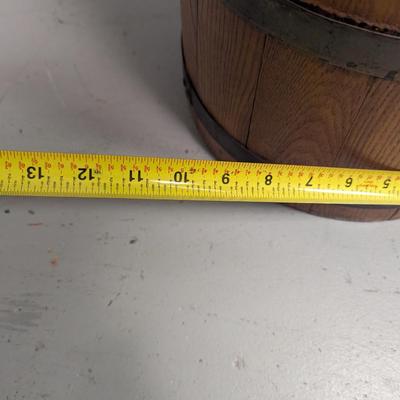 Vintage Wooden Butter Churn w/ Dasher & Lid