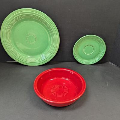 8 Pieces Of Genuine Fiesta HLC USA Dishes