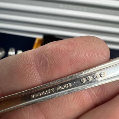 Vintage Nobility Plate Silverplate Flatware Set – Floral Pattern – Service for 12 (Approx.)