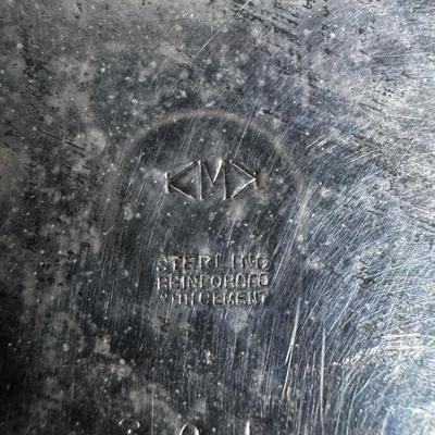 Antique Sterling Silver Weighted Candlesticks